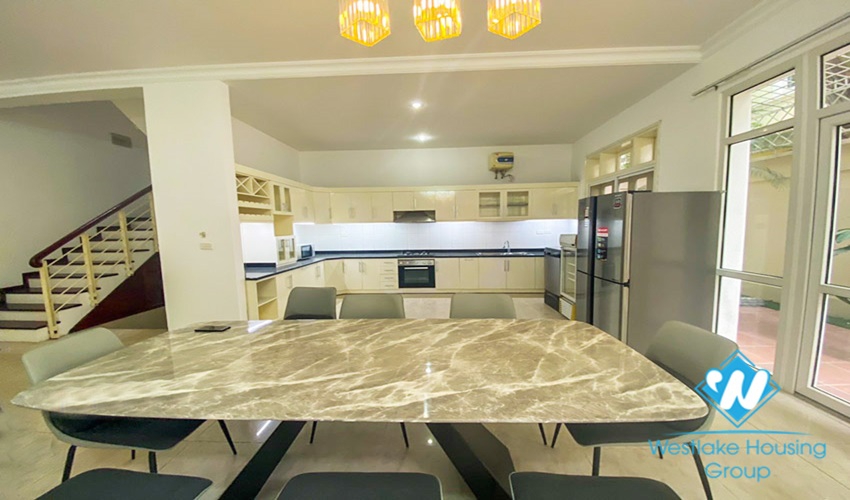 Fully furnished house for lease in Ciputra, Tay Ho, Ha Noi